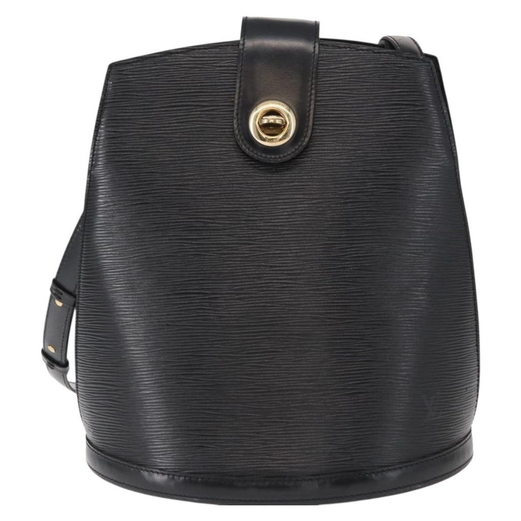 Louis Vuitton Cluny Shoulder Bag Epi Leather Black Leather Shoulder Bag Bag (Pre-Owned)