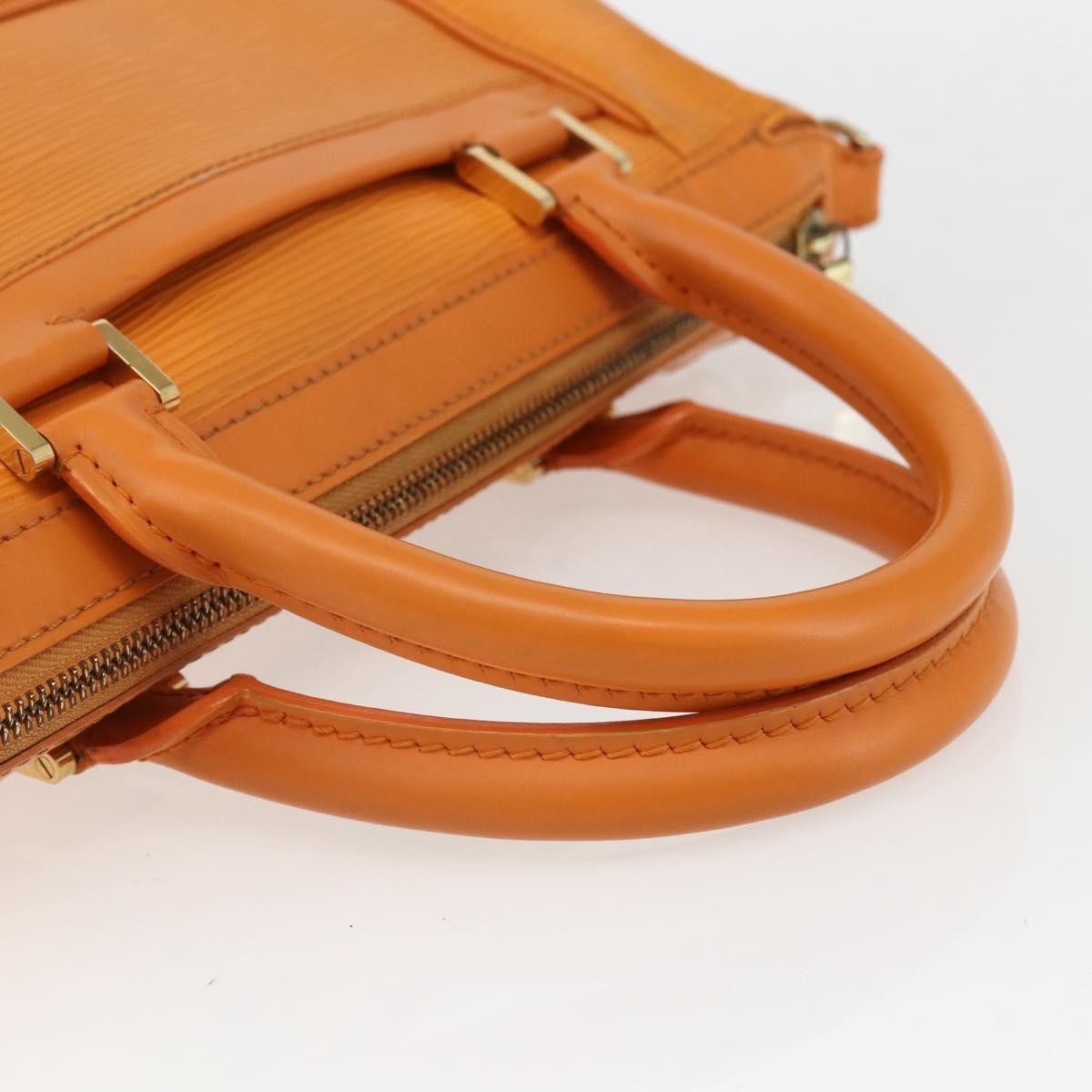 Louis Vuitton Danura Handbag Epi Orange Leather Handbag (Pre-Owned)