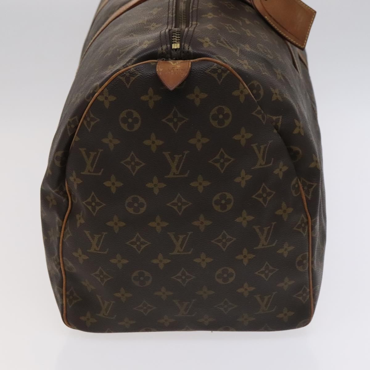 Louis Vuitton Keepall Bag Monogram Canvas Brown Canvas Travel Bag Bag (Pre-Owned)