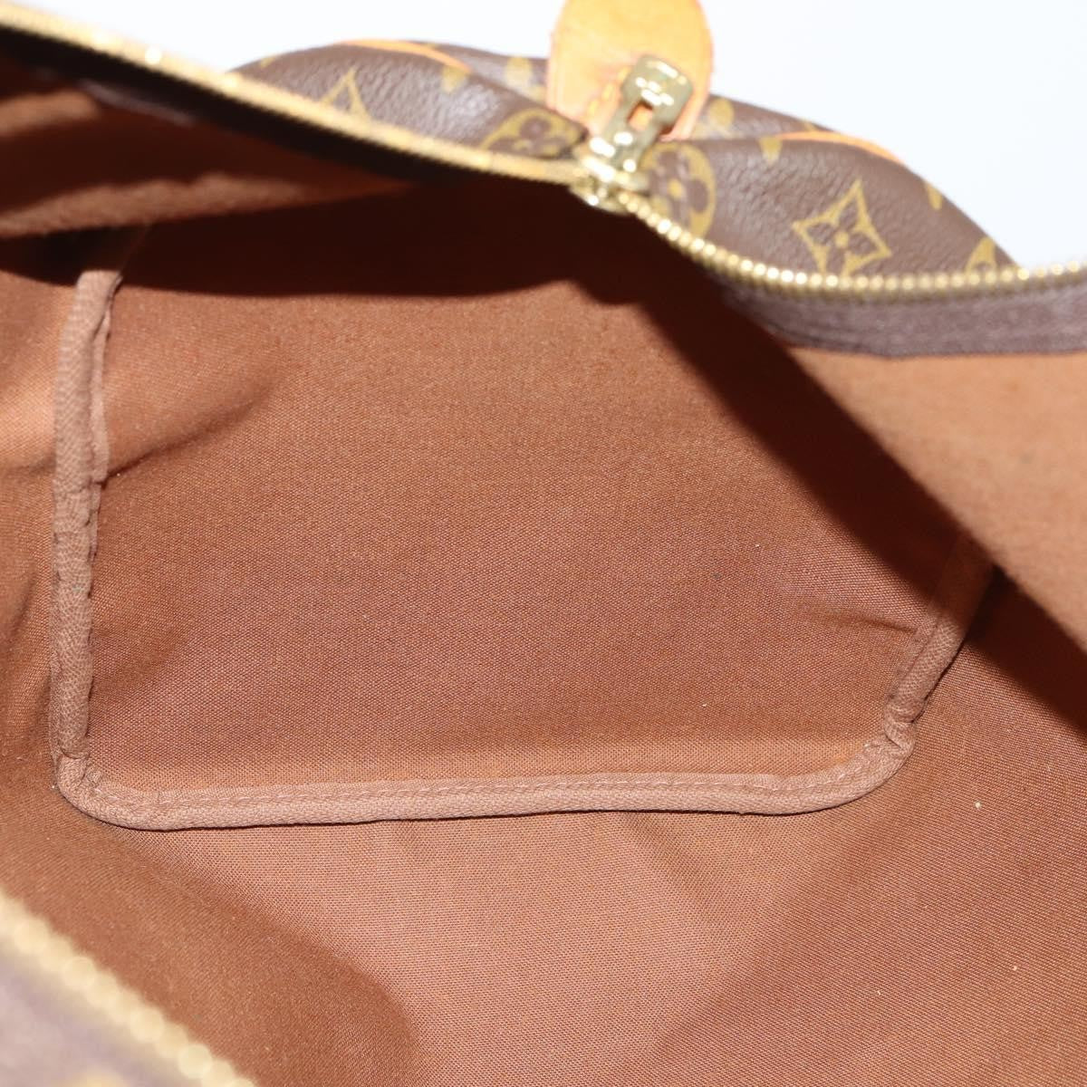 Louis Vuitton Keepall Bag Monogram Canvas Brown Canvas Travel Bag Bag (Pre-Owned)