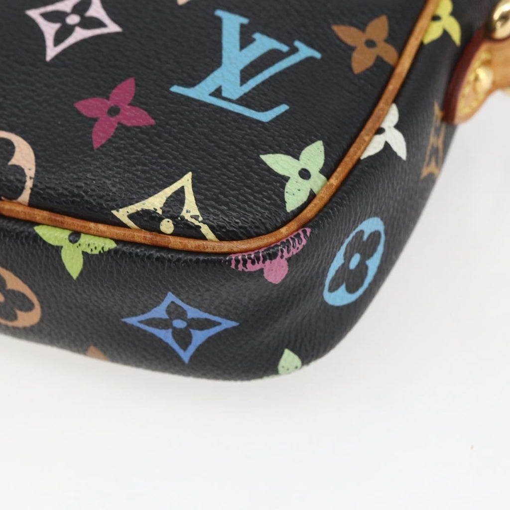 Louis Vuitton Rift Handbag Monogram Multicolor Black Canvas Shoulder Bag Bag (Pre-Owned)