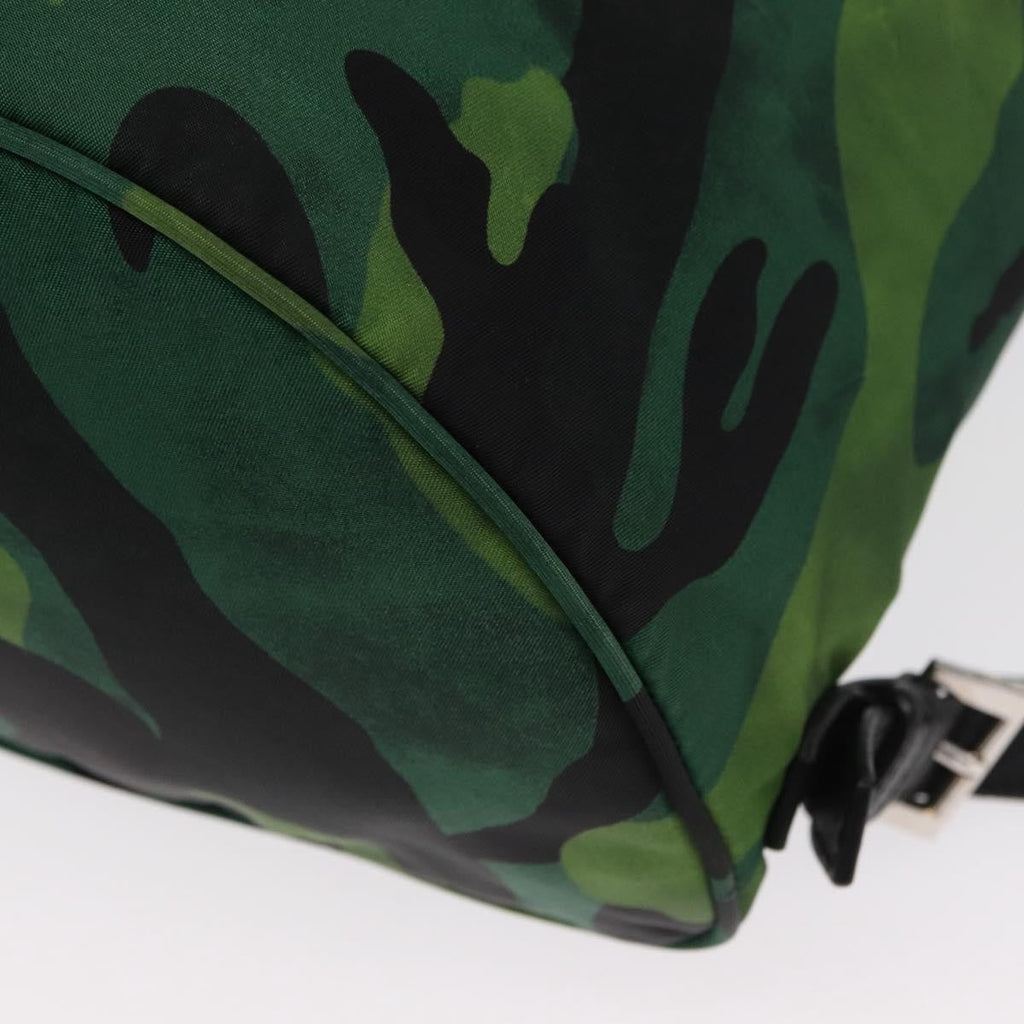 Prada Camouflage Backpack Tessuto Green Nylon Backpack Bag (Pre-Owned)