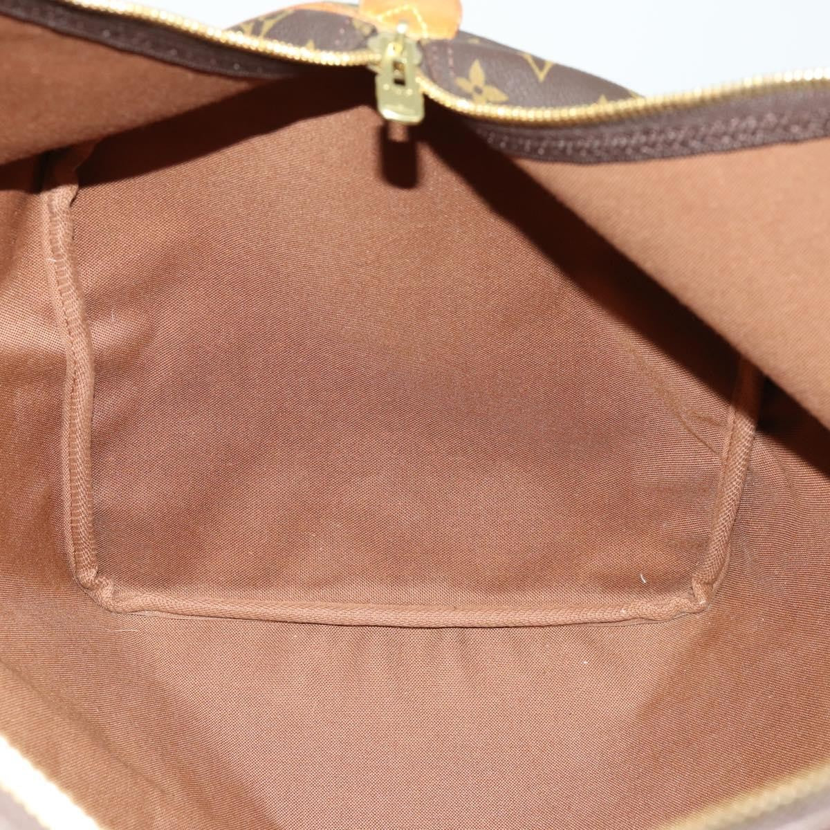 Louis Vuitton Keepall Bag Monogram Canvas Brown Canvas Travel Bag Bag (Pre-Owned)