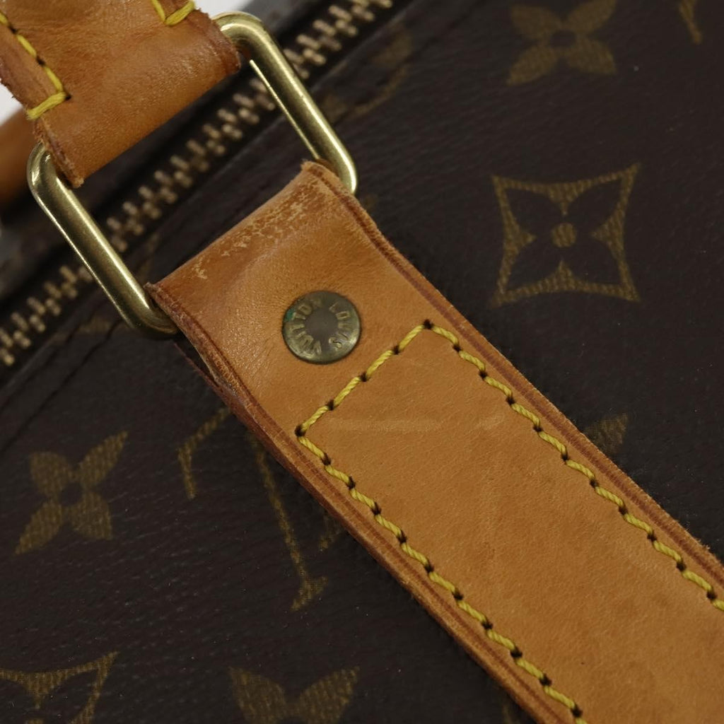Louis Vuitton Keepall Bag Monogram Canvas Brown Canvas Travel Bag Bag (Pre-Owned)