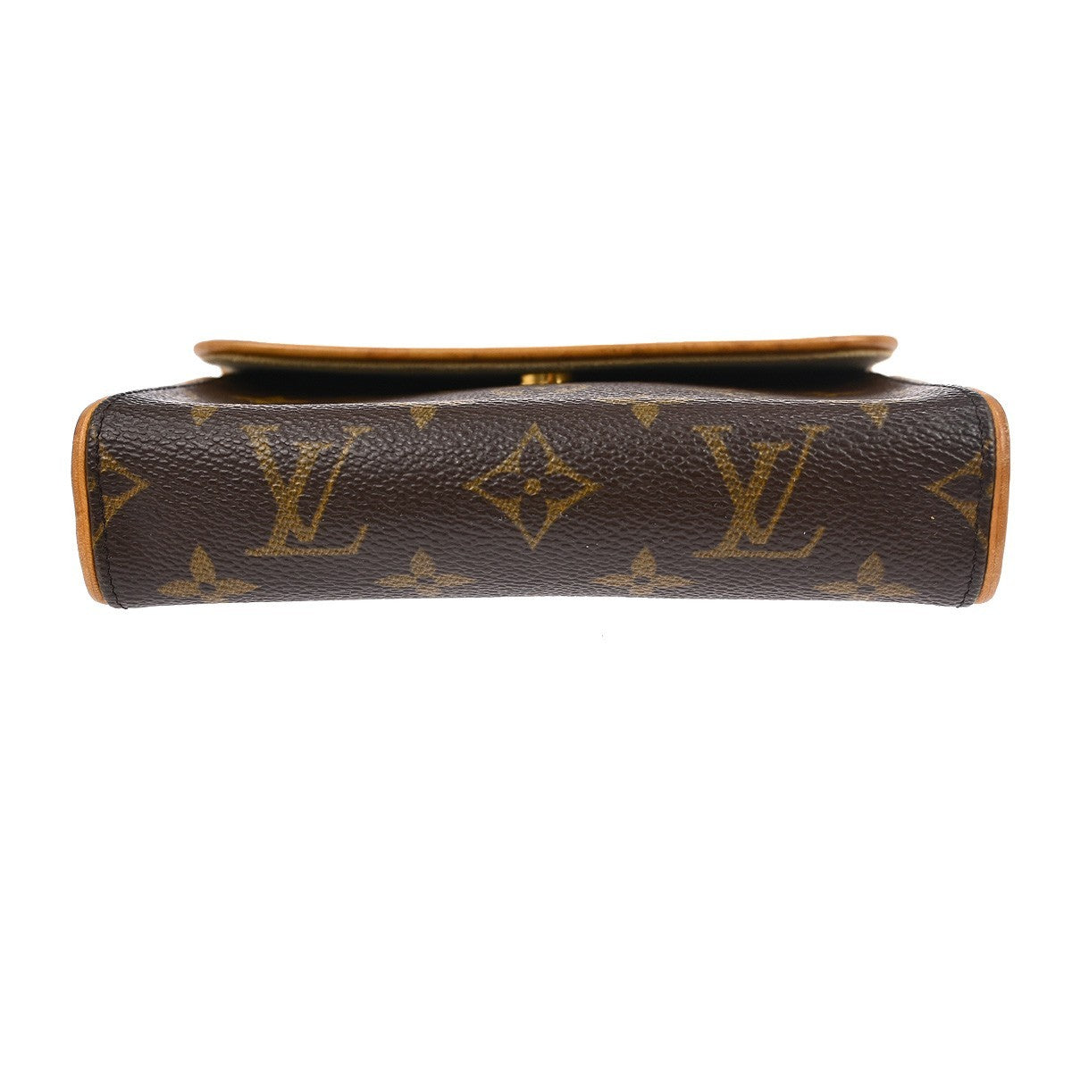 Louis Vuitton Florentine Waist Bag Monogram Canvas Brown Canvas Clutche & Pouche Bag (Pre-Owned)