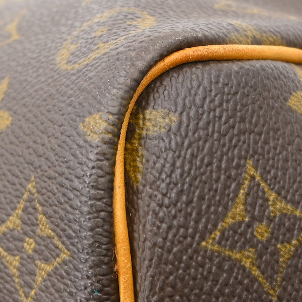 Louis Vuitton Keepall Bag Monogram Canvas Brown Canvas Travel Bag Bag (Pre-Owned)