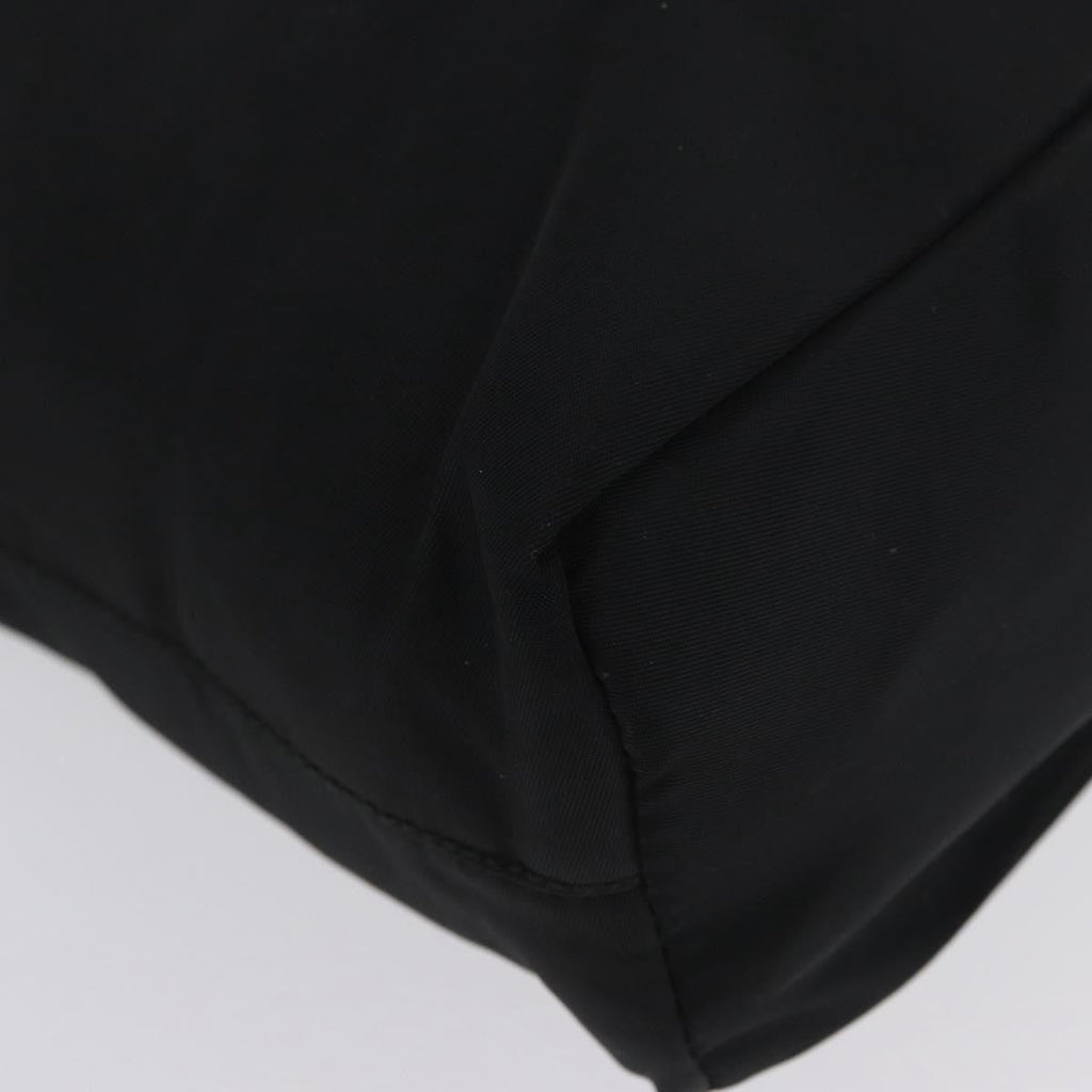 Prada Vintage Tote Nylon Black Nylon Tote Bag Bag (Pre-Owned)
