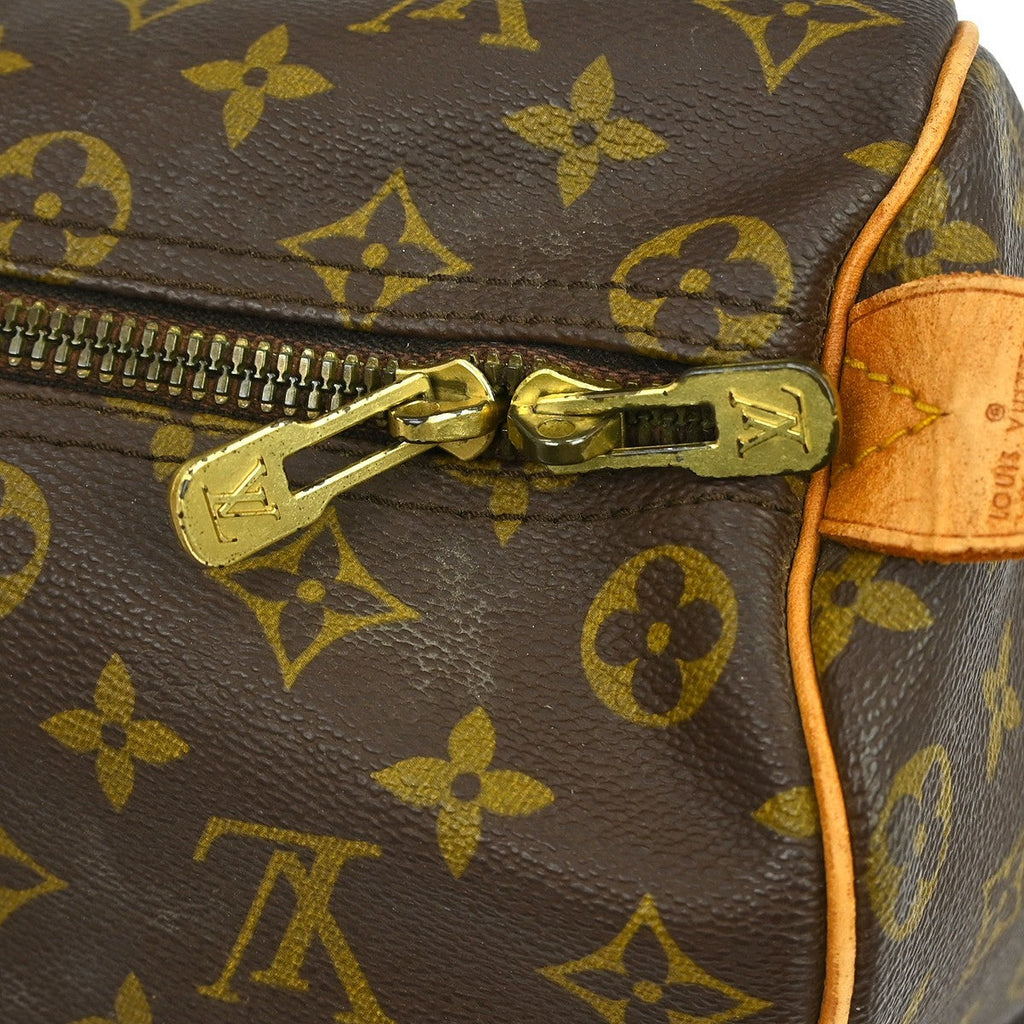 Louis Vuitton Keepall Bag Monogram Canvas Brown Canvas Travel Bag Bag (Pre-Owned)