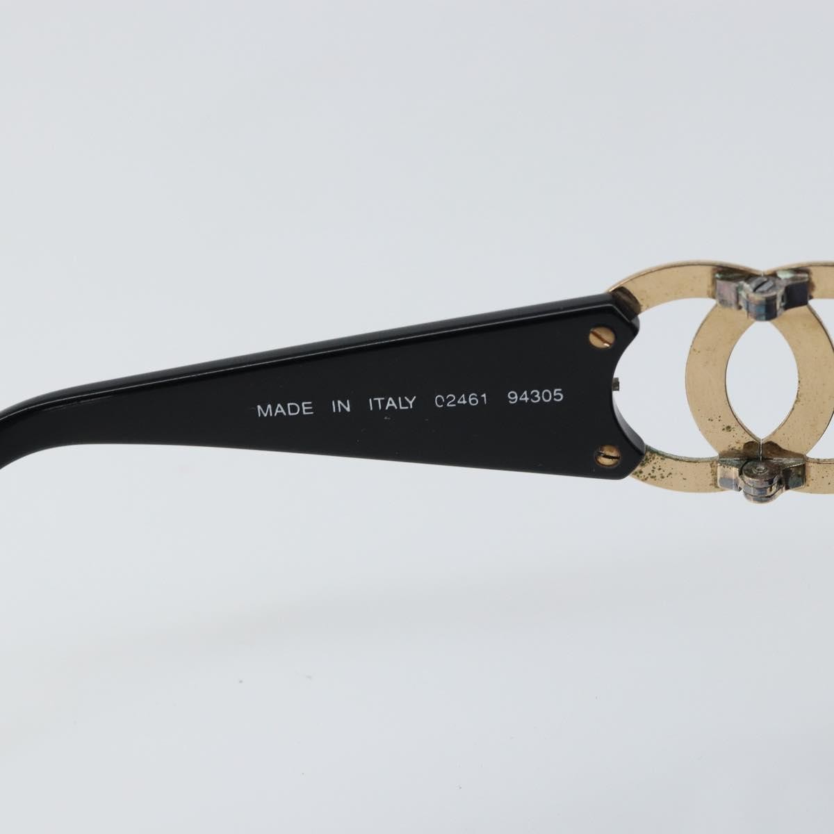 Chanel Logo Cc Sunglasses Plastic Black Plastic Sunglasse Accessory (Pre-Owned)