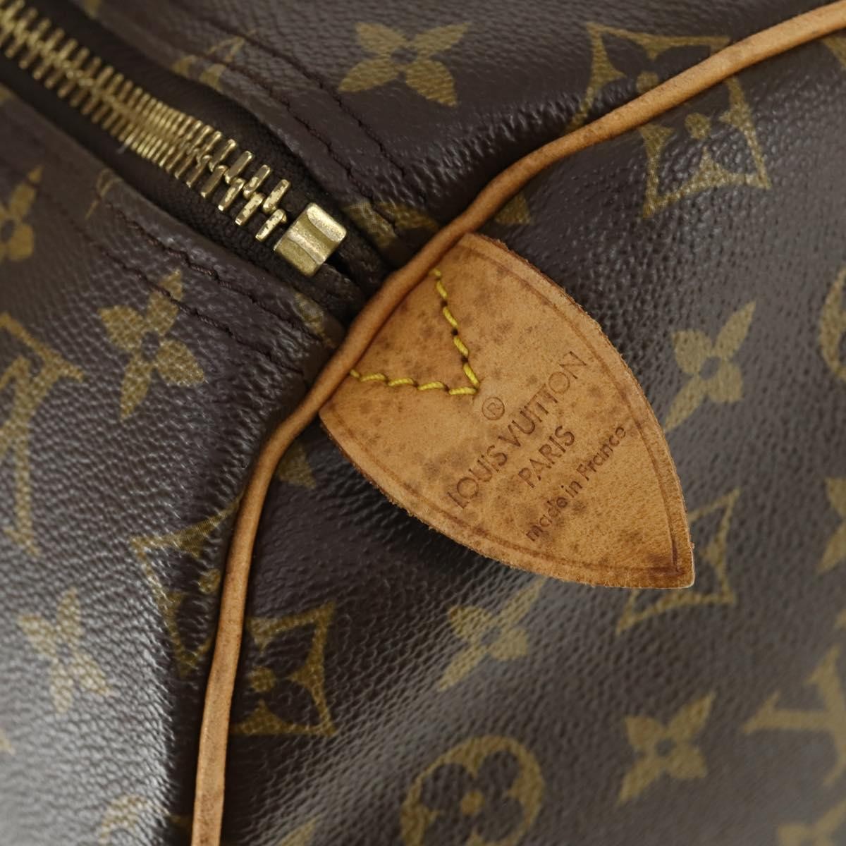 Louis Vuitton Keepall Bag Monogram Canvas Brown Canvas Travel Bag Bag (Pre-Owned)