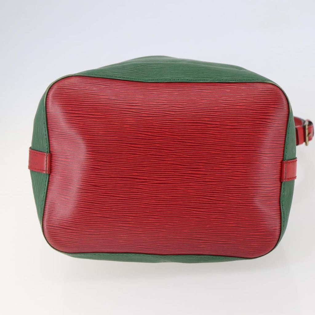 Louis Vuitton Bicolor Petit Noe Handbag Epi Leather Green Leather Bag (Pre-Owned)