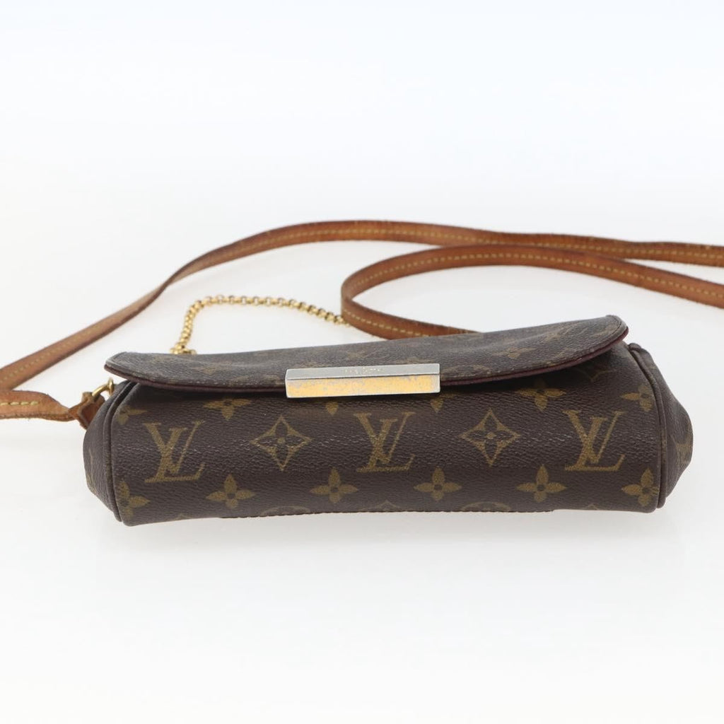 Louis Vuitton Favorite Handbag Monogram Canvas Brown Canvas Shoulder Bag Bag (Pre-Owned)