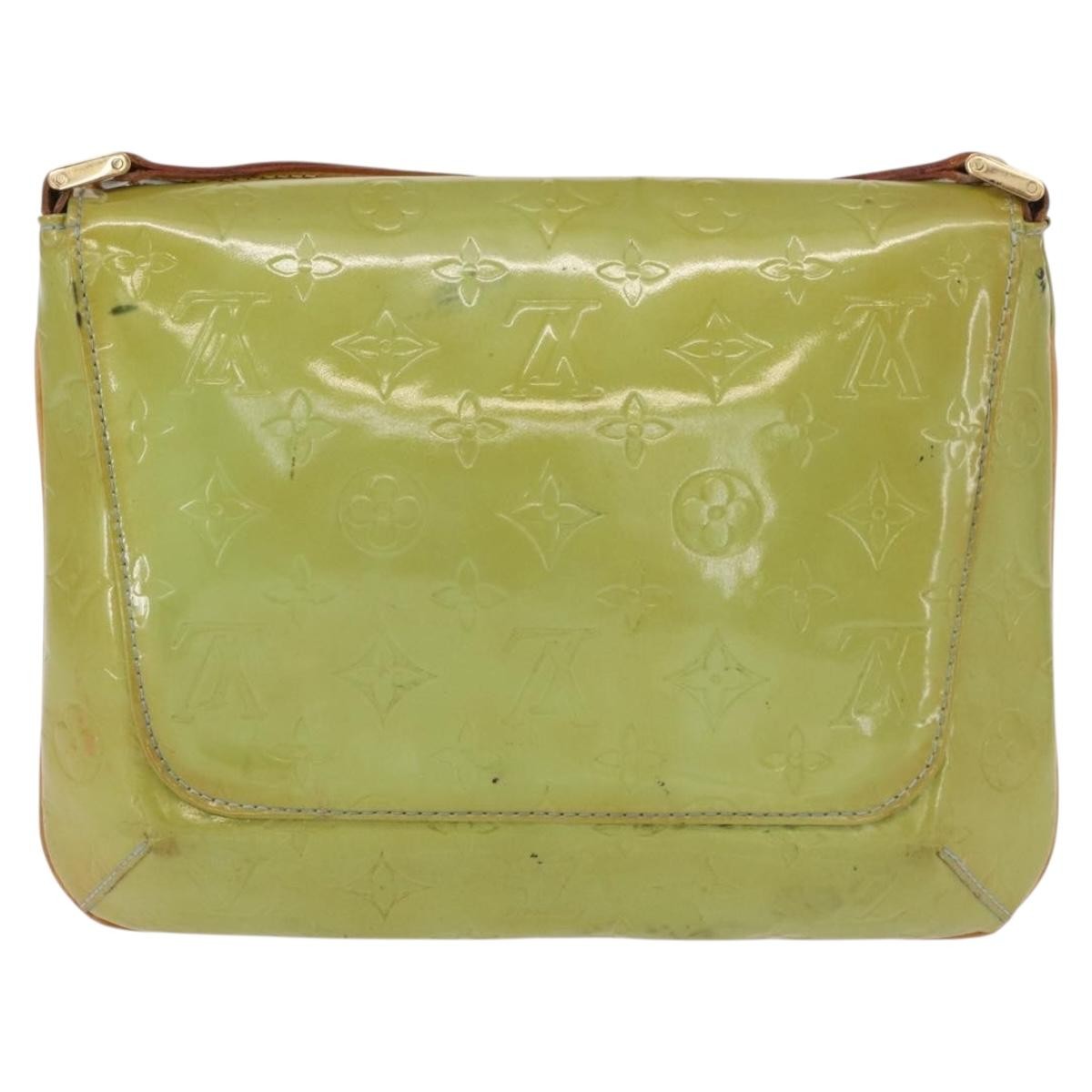 Louis Vuitton Thompson Street Handbag Monogram Vernis Blue Patent_Leather Shoulder Bag Bag (Pre-Owned)