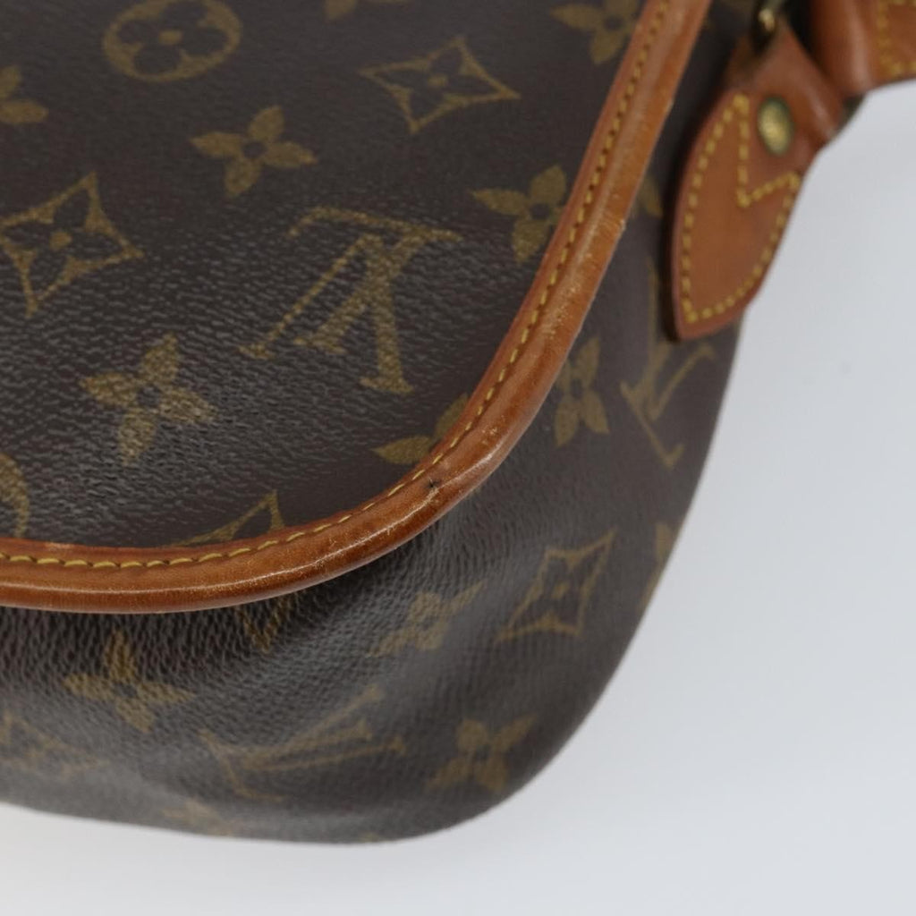 Louis Vuitton Sac Gibeciere Messenger Bag Monogram Canvas Brown Canvas Shoulder Bag Bag (Pre-Owned)