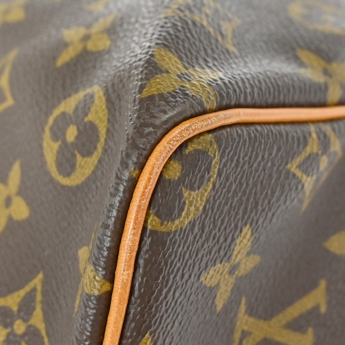 Louis Vuitton Keepall Bag Monogram Canvas Brown Canvas Travel Bag Bag (Pre-Owned)