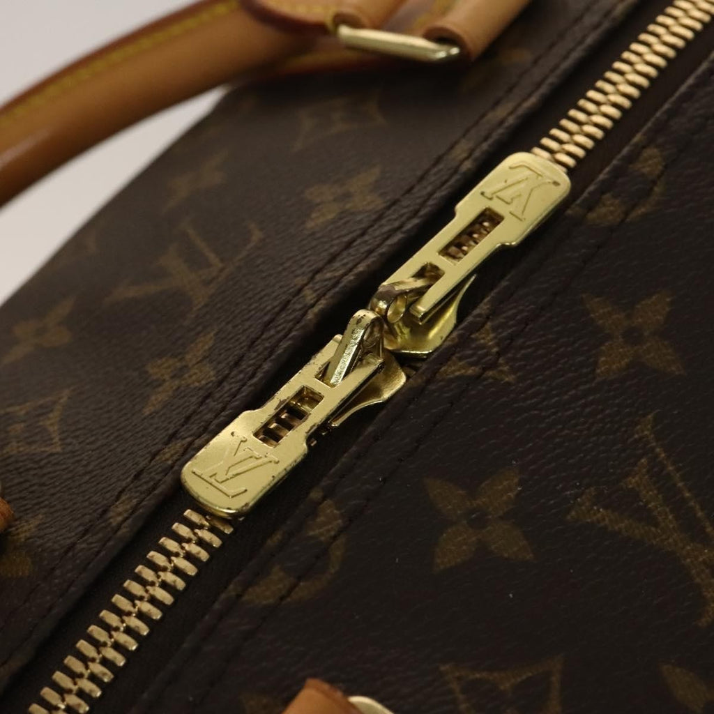 Louis Vuitton Keepall Bag Monogram Canvas Brown Canvas Travel Bag Bag (Pre-Owned)