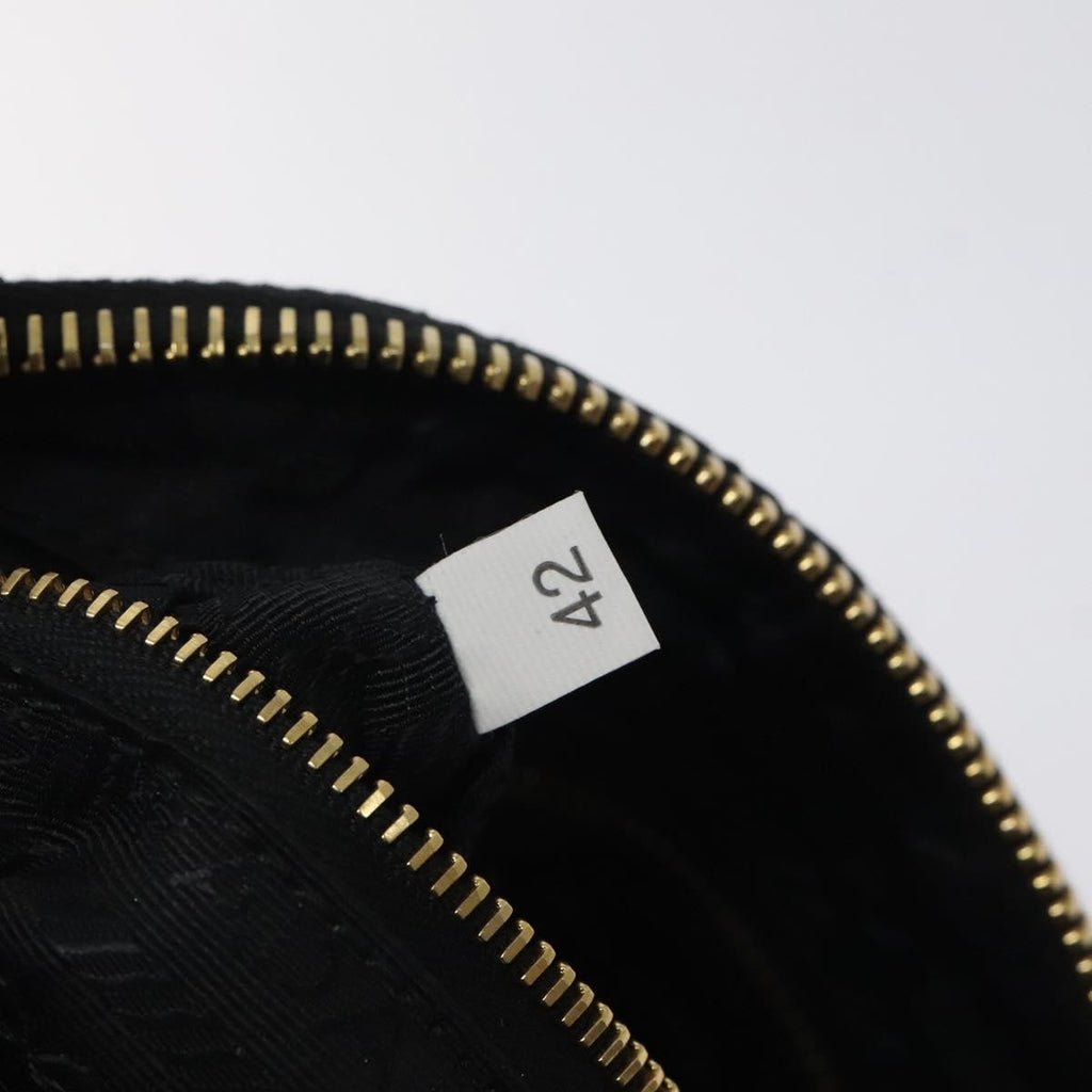 Prada Vintage Pouch Tessuto Gold Nylon Clutche & Pouche Bag (Pre-Owned)