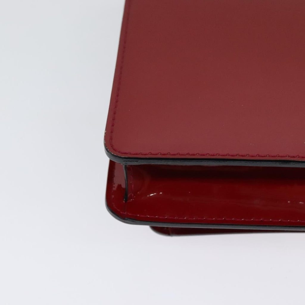Louis Vuitton Monceau Handbag Vernis Red Patent_Leather Handbag (Pre-Owned)