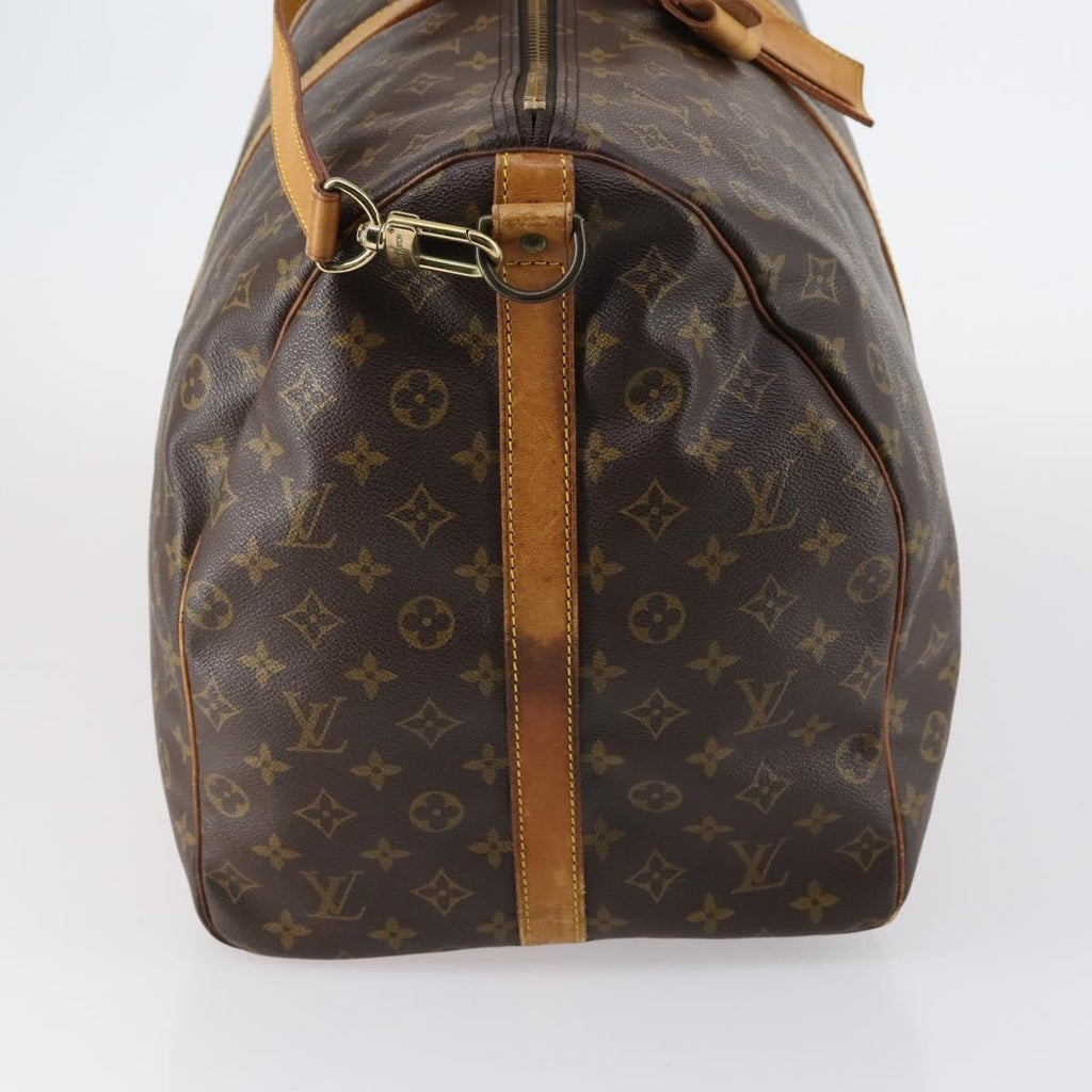 Louis Vuitton Keepall Bandouliere Bag Monogram Canvas Brown Canvas Travel Bag Bag (Pre-Owned)