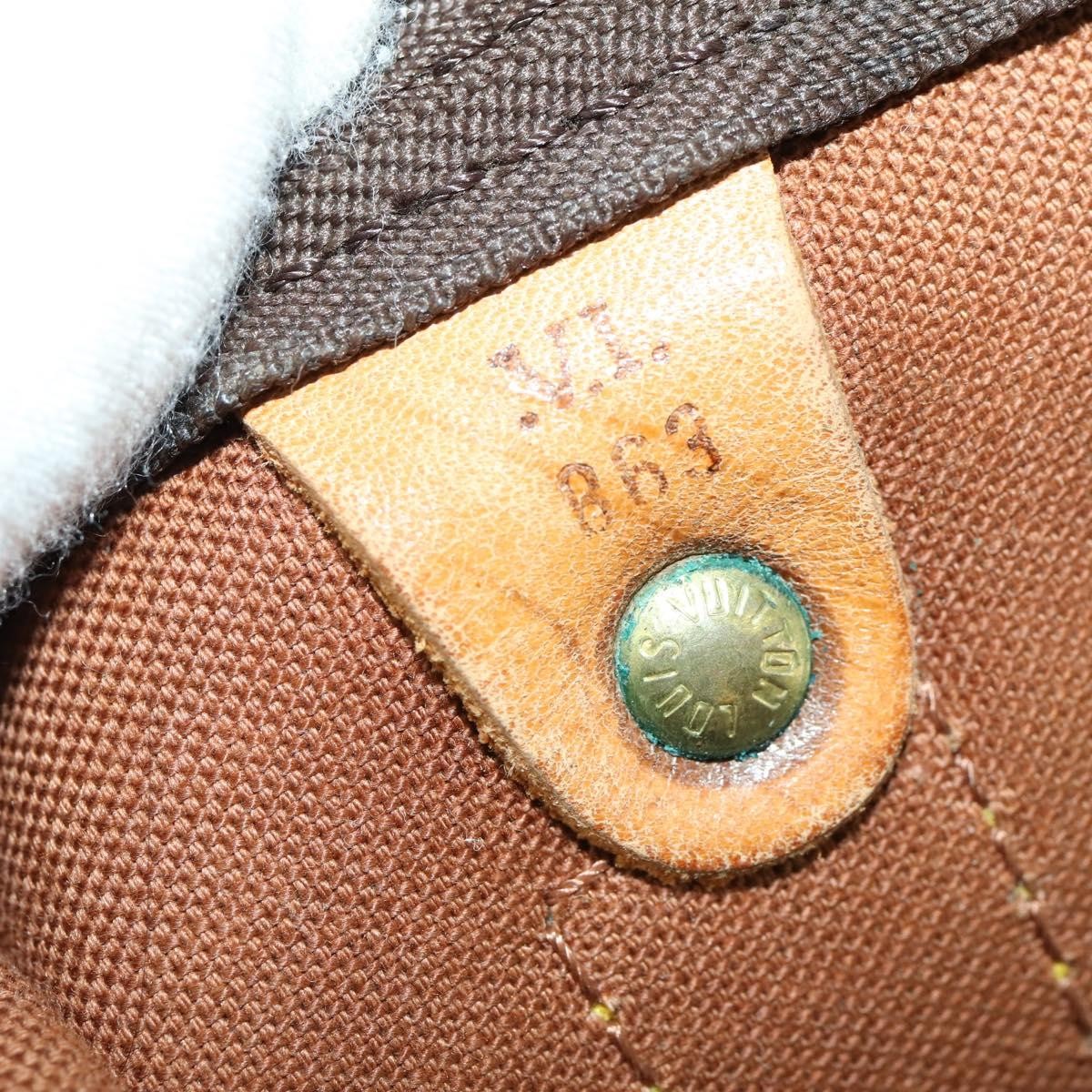 Louis Vuitton Keepall Bag Monogram Canvas Brown Canvas Travel Bag Bag (Pre-Owned)