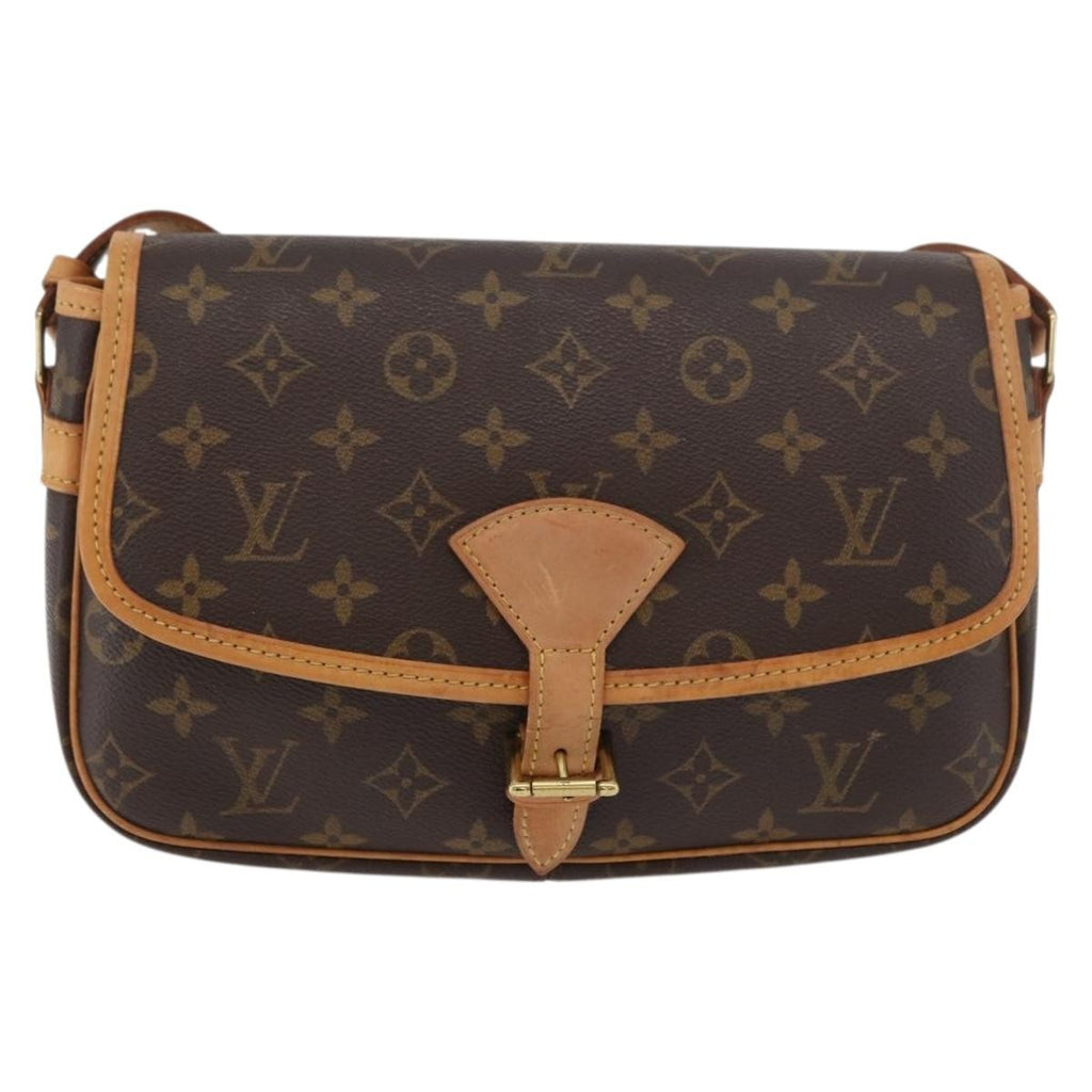 Louis Vuitton Sologne Handbag Monogram Canvas Brown Canvas Shoulder Bag Bag (Pre-Owned)