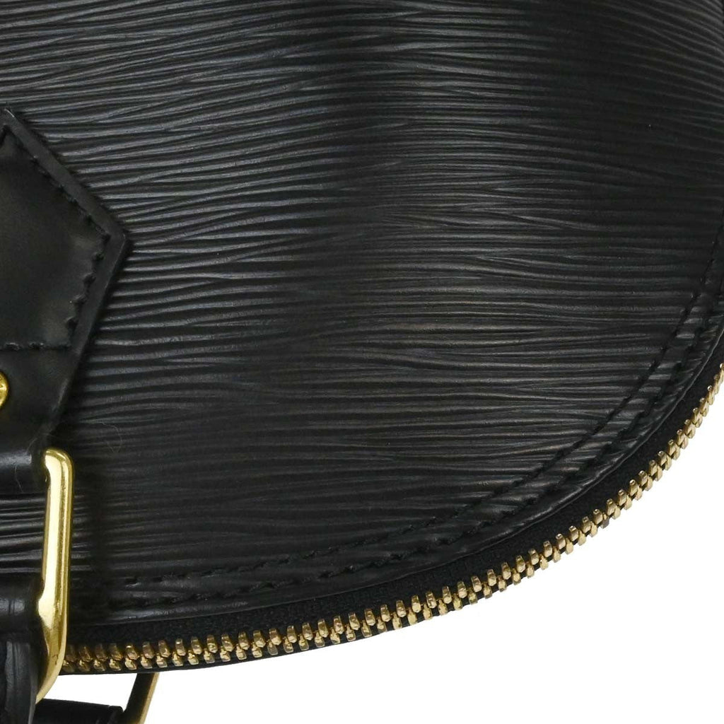 Louis Vuitton Alma Handbag Epi Leather Black Leather Handbag (Pre-Owned)