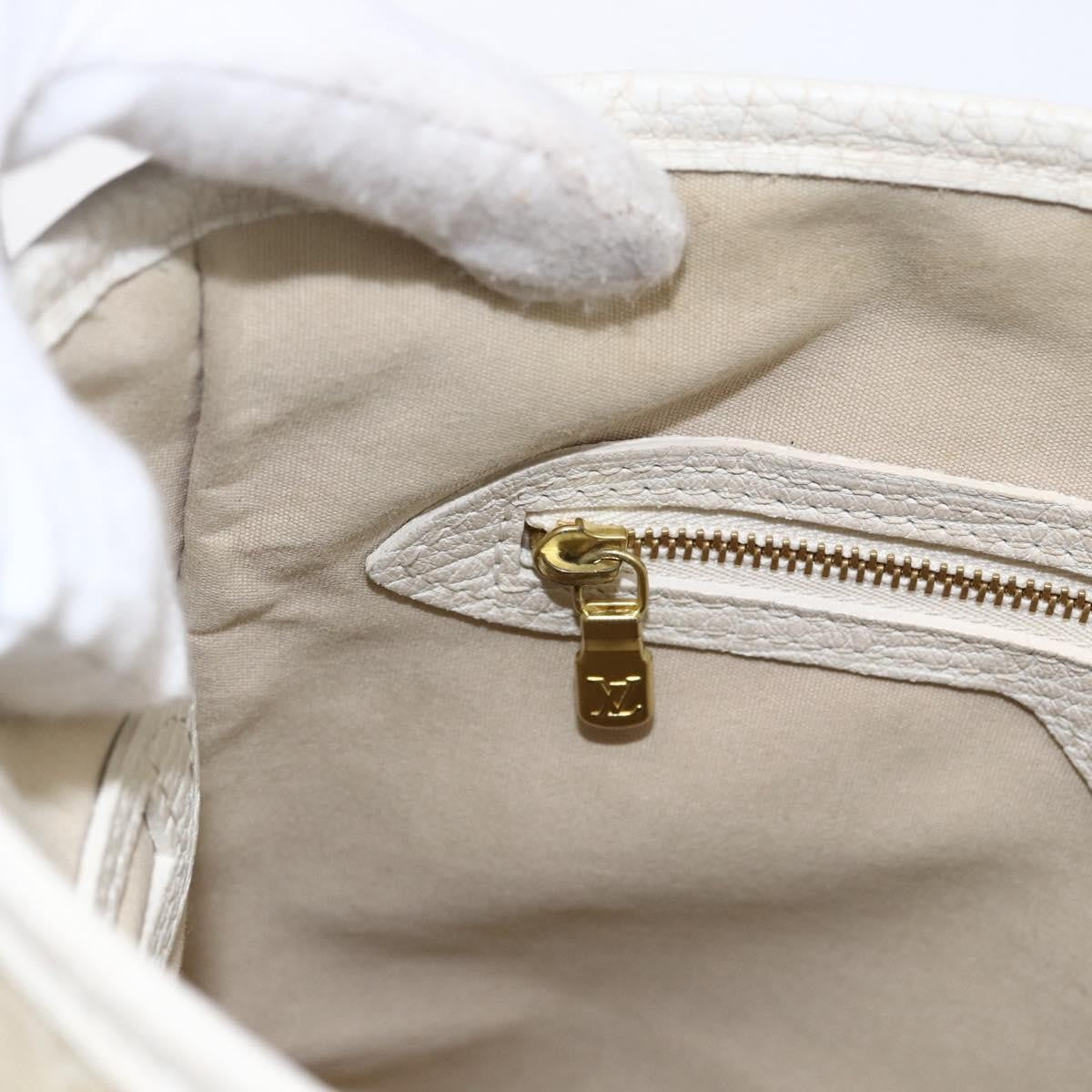 Louis Vuitton Petit Bucket Bag Mini Lin Beige Canvas Shoulder Bag Bag (Pre-Owned)