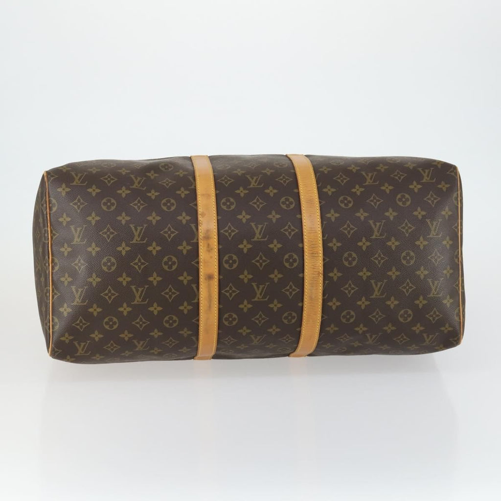 Louis Vuitton Keepall Bag Monogram Canvas Brown Canvas Travel Bag Bag (Pre-Owned)