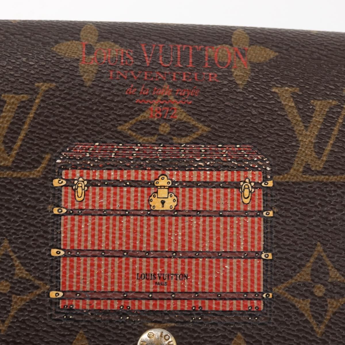 Louis Vuitton Vintage Sarah Wallet Monogram Canvas Brown Canvas Wallets Accessory (Pre-Owned)