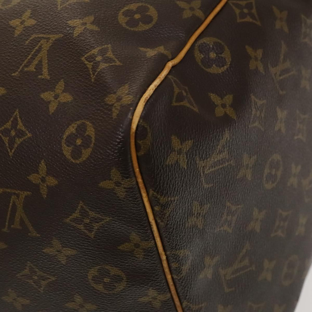 Louis Vuitton Keepall Bag Monogram Canvas Brown Canvas Travel Bag Bag (Pre-Owned)