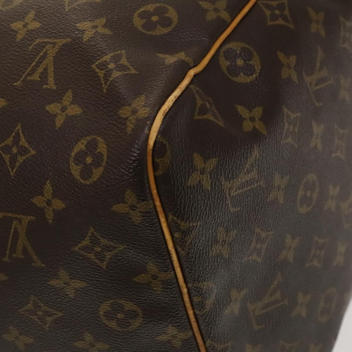 Louis Vuitton Keepall Bag Monogram Canvas Brown Canvas Travel Bag Bag (Pre-Owned)
