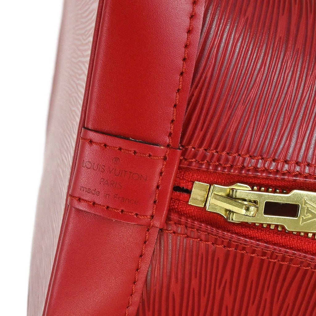 Louis Vuitton Vintage Alma Handbag Epi Leather Red Leather Handbag (Pre-Owned)
