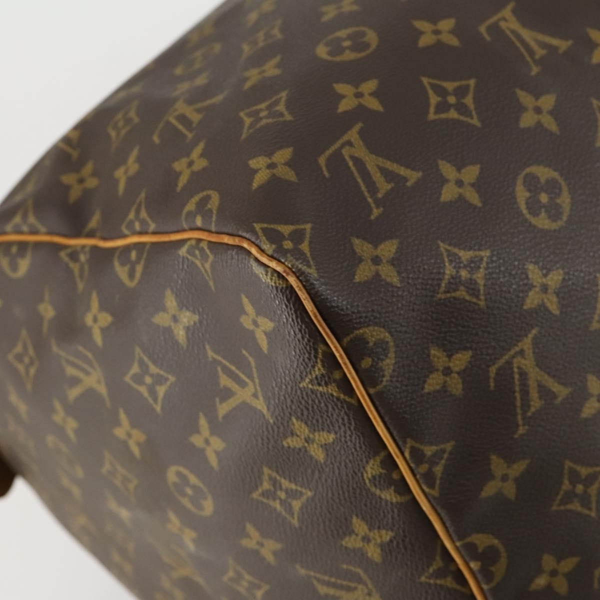 Louis Vuitton Keepall Bag Monogram Canvas Brown Canvas Travel Bag Bag (Pre-Owned)