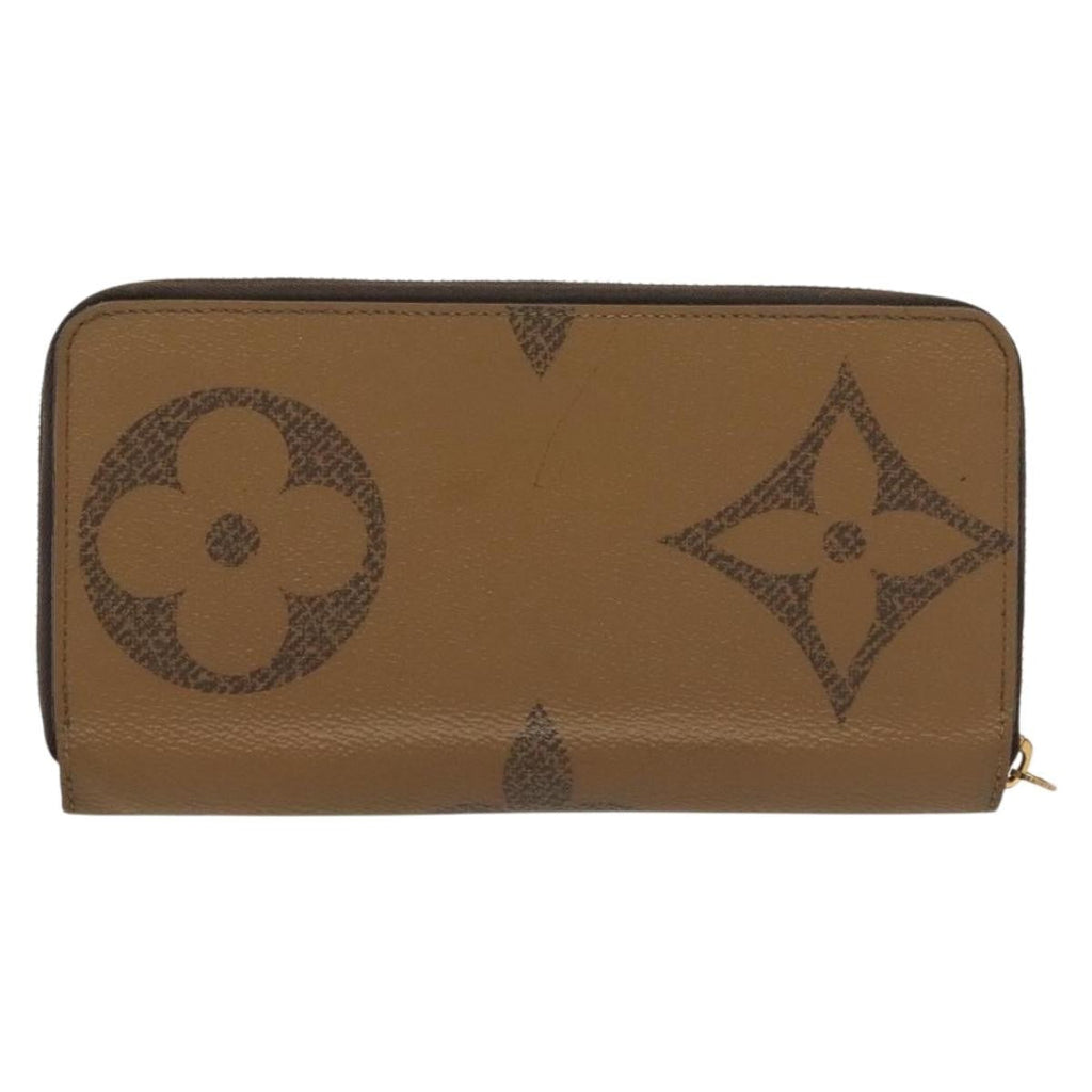 Louis Vuitton Zippy Wallet Canvas Brown Canvas Wallets Accessory (Pre-Owned)
