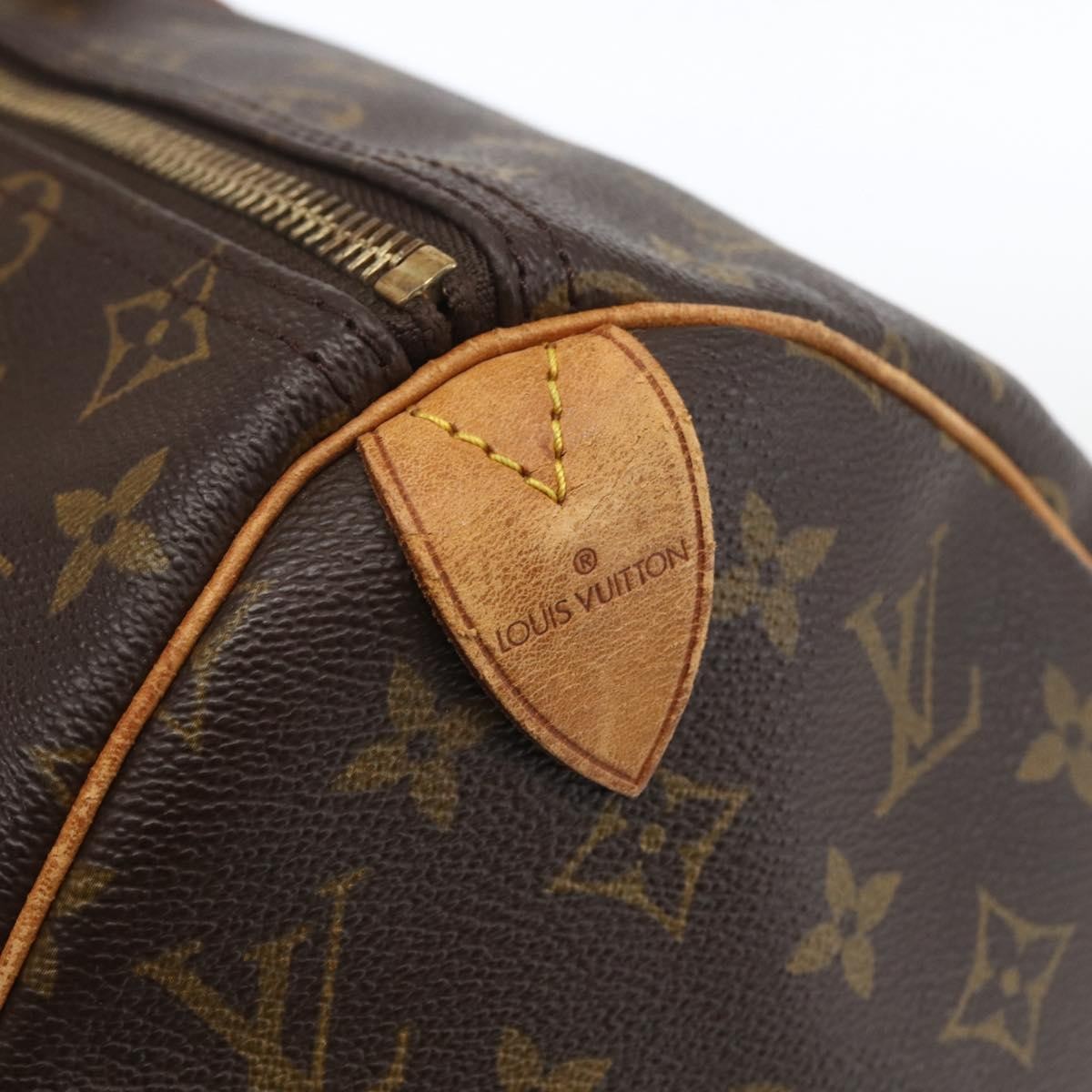 Louis Vuitton Keepall Bag Monogram Canvas Brown Canvas Travel Bag Bag (Pre-Owned)