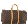 Louis Vuitton Keepall Bag Monogram Canvas Brown Canvas Travel Bag Bag (Pre-Owned)