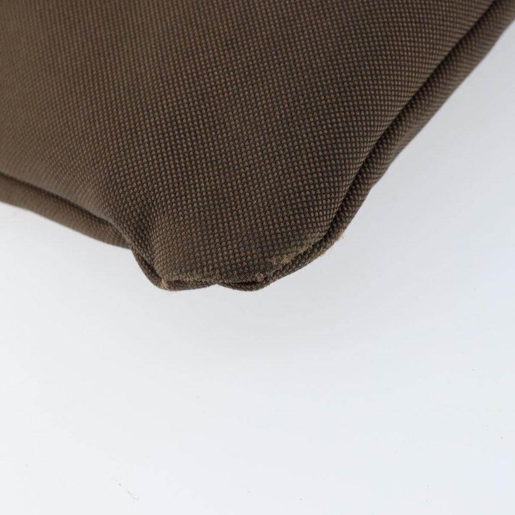 Prada Logo Flat Messenger Canvas Brown Canvas Shoulder Bag Bag (Pre-Owned)