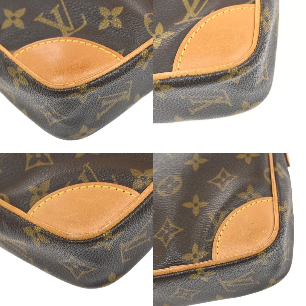 Louis Vuitton Danube Handbag Monogram Canvas Brown Canvas Shoulder Bag Bag (Pre-Owned)