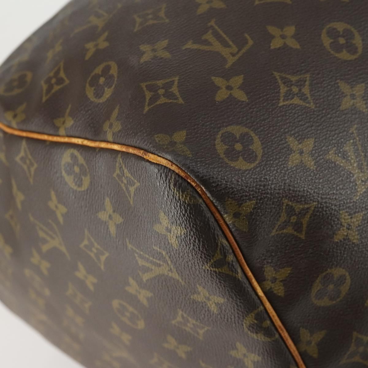 Louis Vuitton Keepall Bag Monogram Canvas Brown Canvas Travel Bag Bag (Pre-Owned)