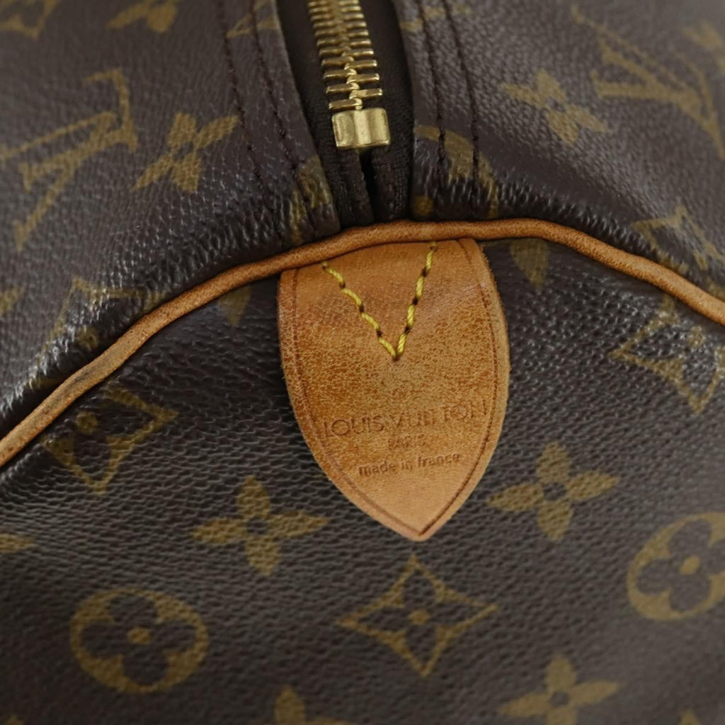 Louis Vuitton Keepall Bag Monogram Canvas Brown Canvas Travel Bag Bag (Pre-Owned)