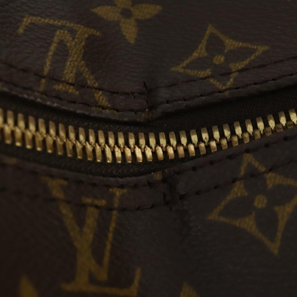 Louis Vuitton Cruiser Handbag Monogram Canvas Brown Canvas Travel Bag Bag (Pre-Owned)