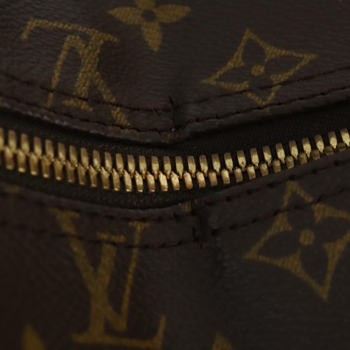 Louis Vuitton Cruiser Handbag Monogram Canvas Brown Canvas Travel Bag Bag (Pre-Owned)