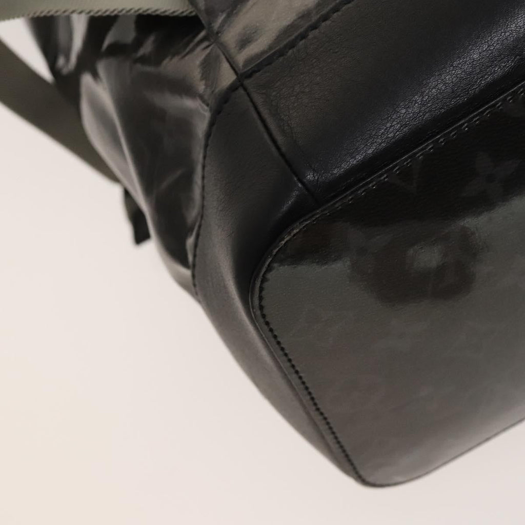 Louis Vuitton Zipped Tote Limited Edition Monogram Eclipse Glaze Canvas Black Canvas Backpack Bag (Pre-Owned)