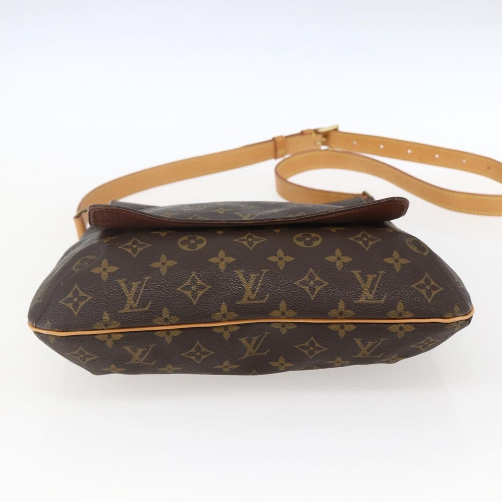 Louis Vuitton Musette Handbag Monogram Canvas Brown Canvas Shoulder Bag Bag (Pre-Owned)