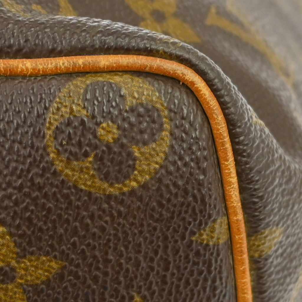 Louis Vuitton Speedy Handbag Monogram Canvas Brown Canvas Handbag (Pre-Owned)