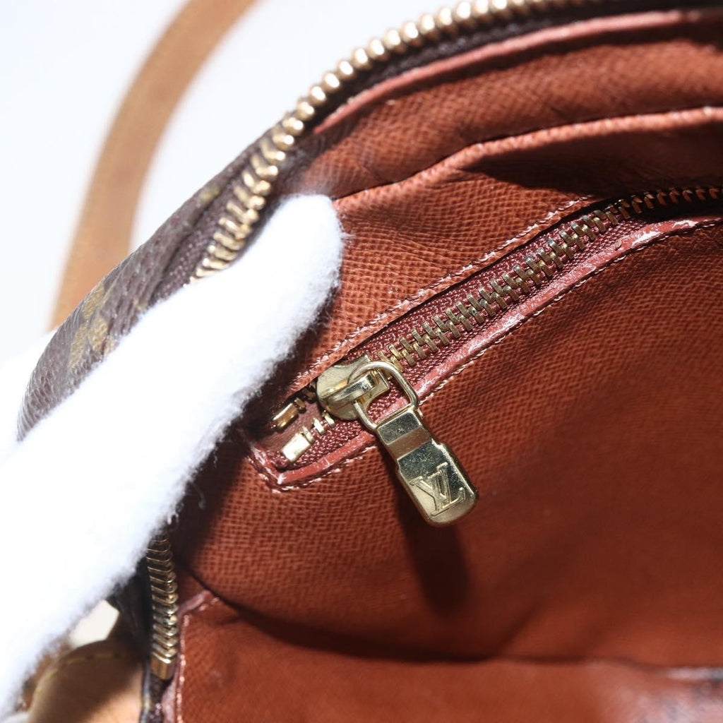 Louis Vuitton Jeune Fille Handbag Monogram Canvas Brown Canvas Shoulder Bag Bag (Pre-Owned)