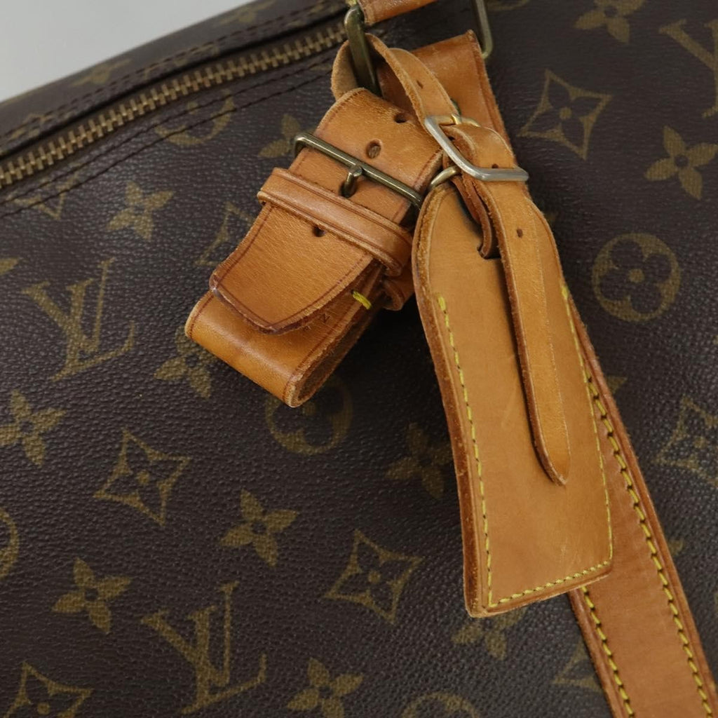 Louis Vuitton Keepall Bandouliere Bag Monogram Canvas Brown Canvas Travel Bag Bag (Pre-Owned)