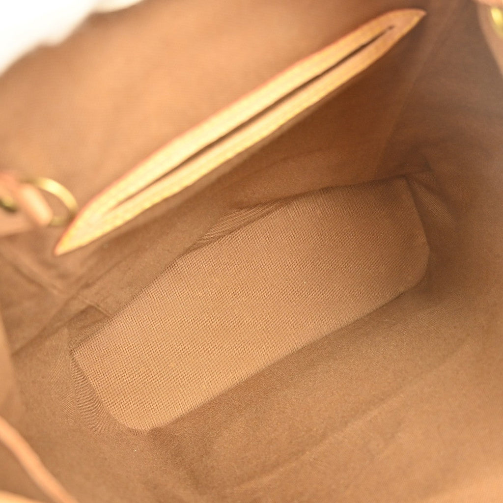Louis Vuitton Montsouris Backpack Monogram Canvas Brown Canvas Backpack Bag (Pre-Owned)