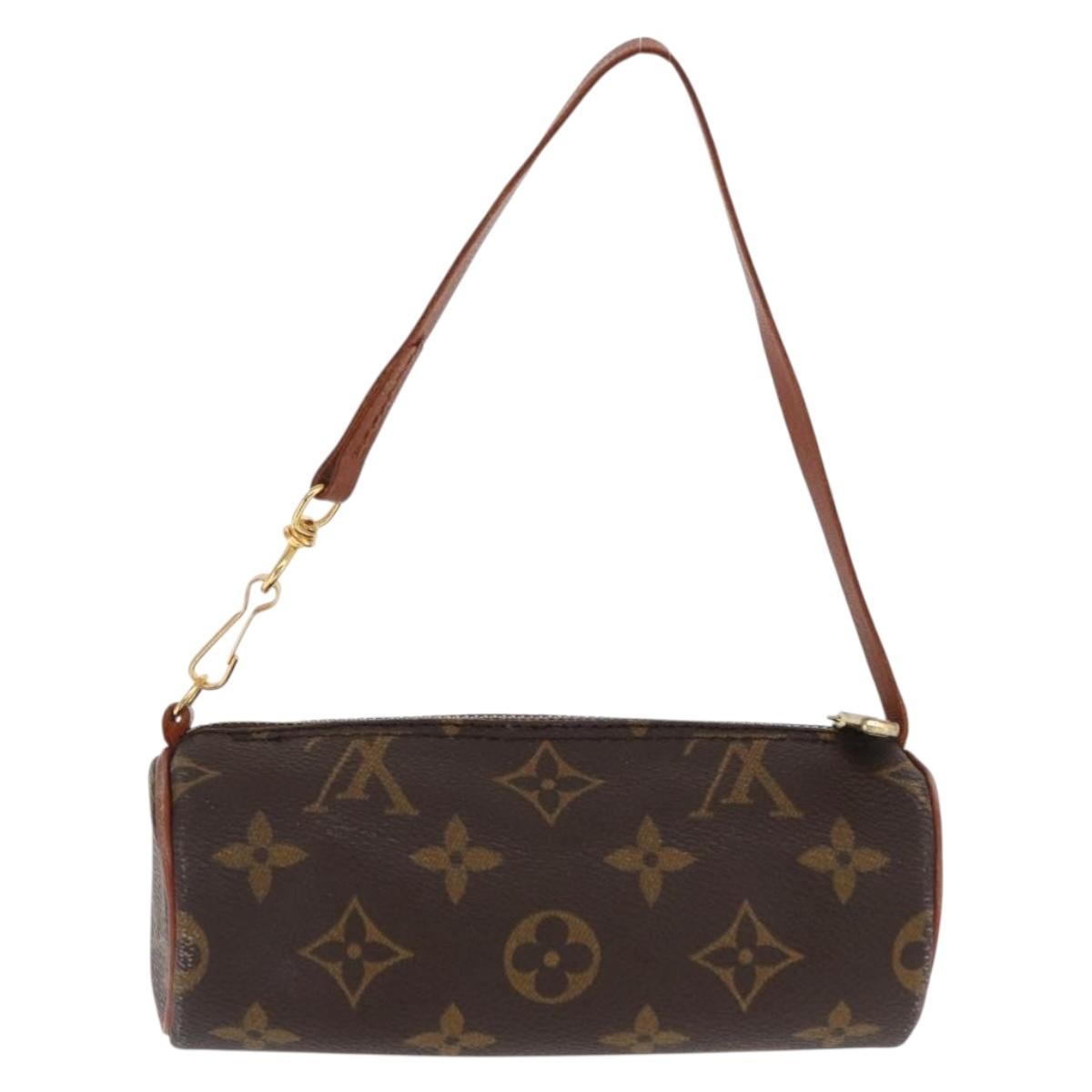 Louis Vuitton Papillon Pochette Monogram Canvas Brown Canvas Clutche & Pouche Bag (Pre-Owned)