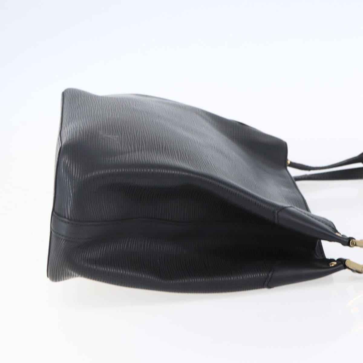 Louis Vuitton Mandara Handbag Epi Leather Black Leather Shoulder Bag Bag (Pre-Owned)
